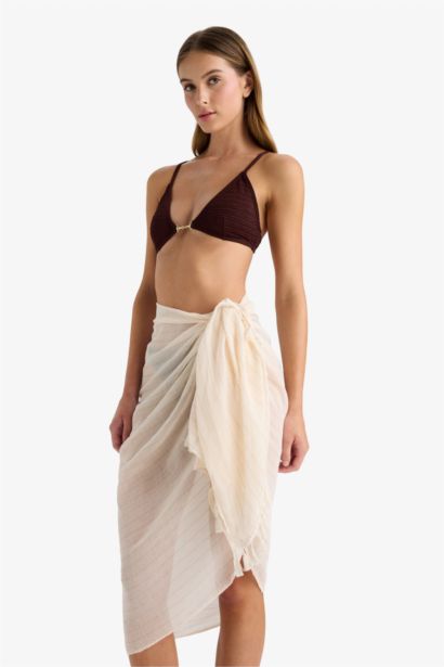 Fall in Love Regular Fit Cotton Pareo Beachwear