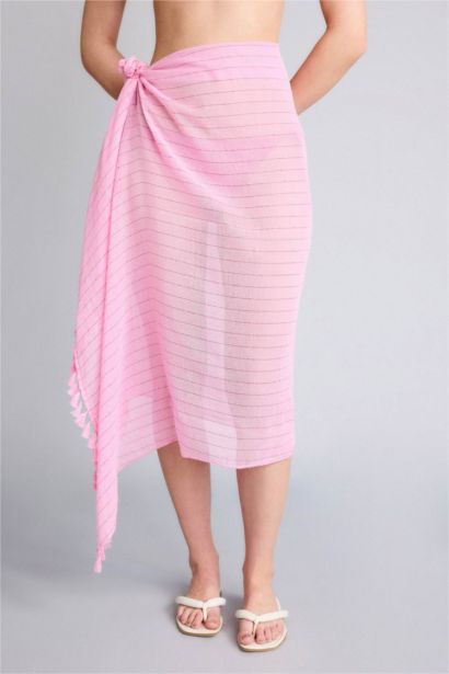 Fall in Love Regular Fit Cotton Beach Skirt