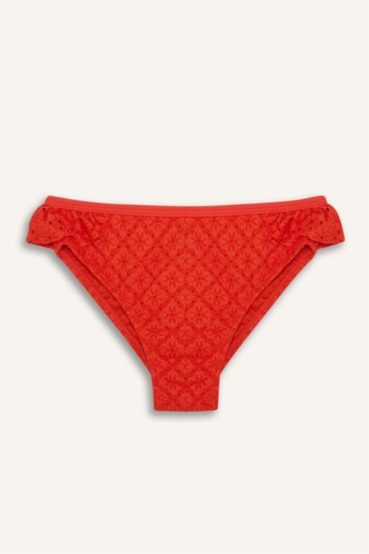 طقم بكيني بناتي مكشكش - قطعتين