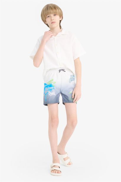 شورت بحر اولادي رمادي