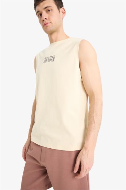 تيشيرت كت قطن قصة عادية بياخة مستديرة مطبوع