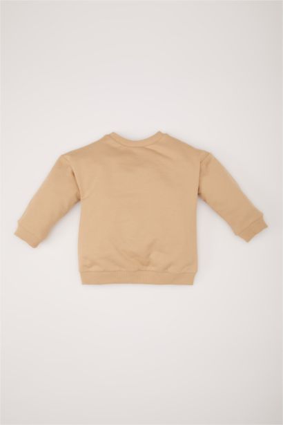 Sweatshirt basique à col rond pour bébé garçon