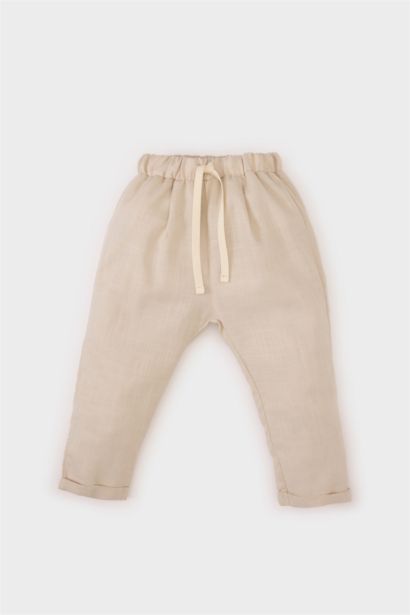 Pantalon à taille élastique pour bébé garçon