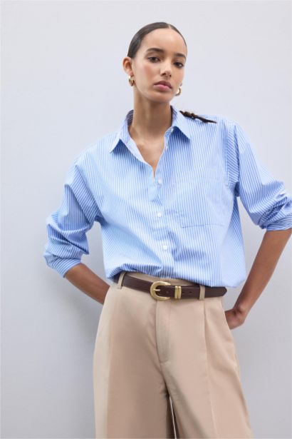 Coool үлкен пішім Ұзын жеңді көйлек