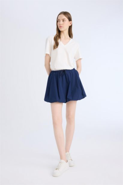 Coool Balloon Fit Normal Waist Mini Skirt