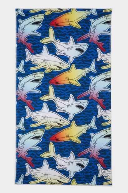 Boy Printed Beach Towel
