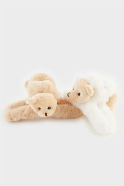 Lot de 2 Pinces à cheveux à motif petit ours pour femme