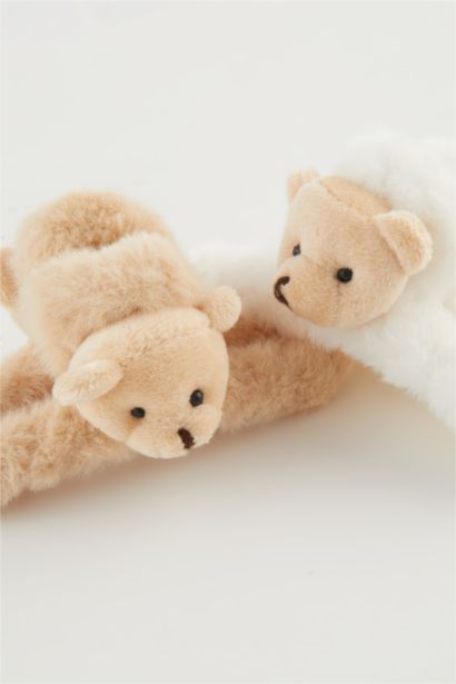 Lot de 2 Pinces à cheveux à motif petit ours pour femme