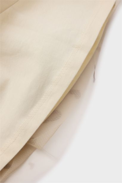 Robe tutu à motif cœurs avec manches courtes pour bébé fille