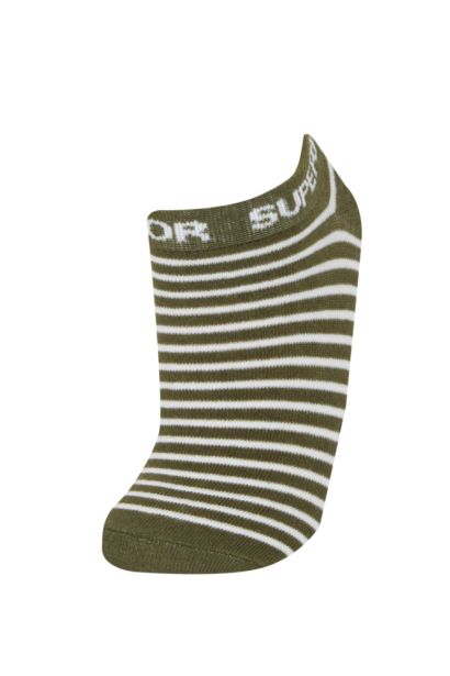 Lot de 5 paires de Chaussettes courtes en coton pour garçon