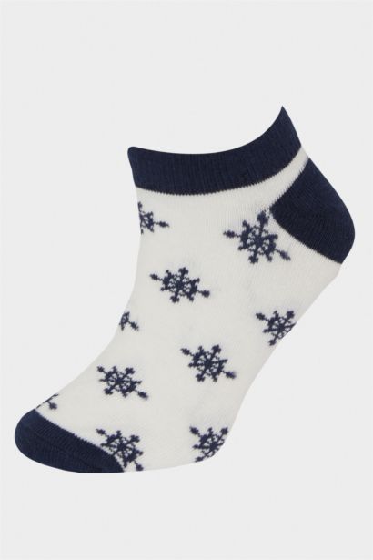 Boy Printed 5 Piece Short Socks
