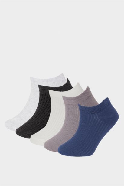 Lot de 5 paires de Chaussettes courtes en coton pour garçon