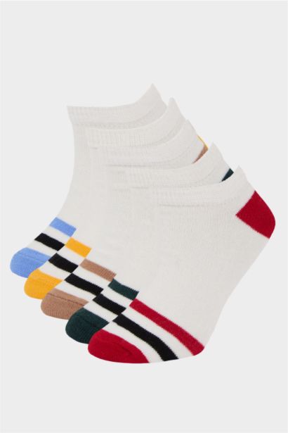 Детские носки 5 в 1, хлопковые, низкие
