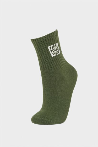 Lot de 3 chaussettes longues en coton pour garçon