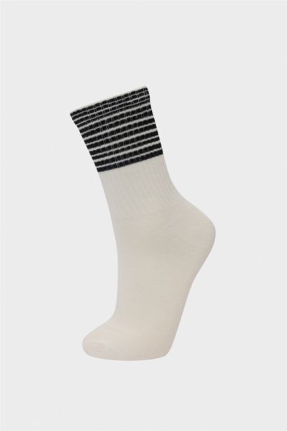 Lot de 3 paires de chaussettes longues en coton pour garçon