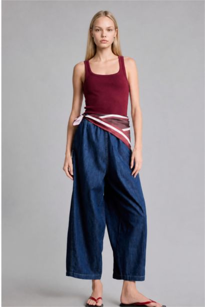 Slim Fit Fitilli Basic Atlet