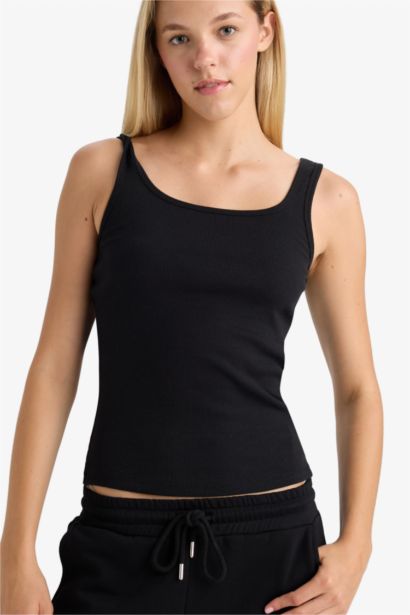 Slım Fıt Fitilli Kaşkorse Atlet