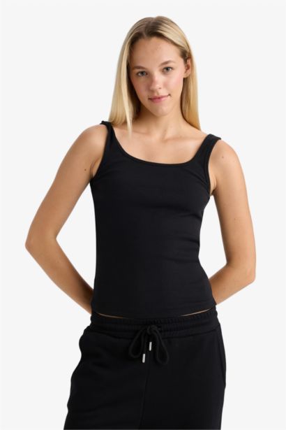 Slım Fıt Fitilli Kaşkorse Atlet