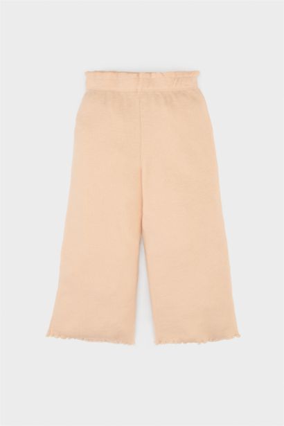 Baby Girl Wide Leg Ribbed Camisole Trousers