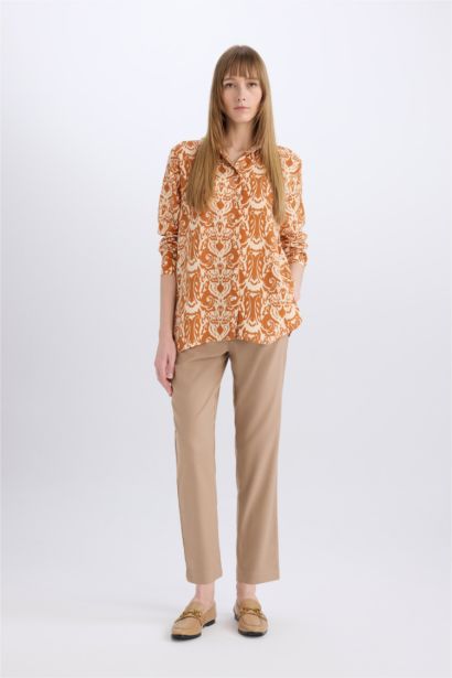 قميص طويل ردن طويل اوفر سايز