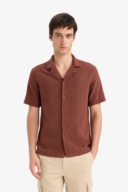 قميص بولو نص ردن قصة عادية بياخة عالية