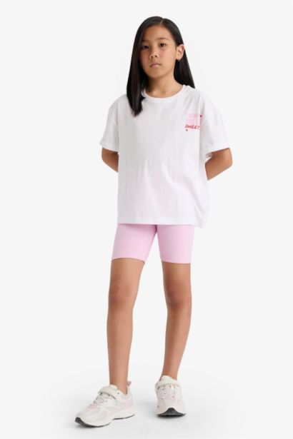 Short Legging côtelé pour fille