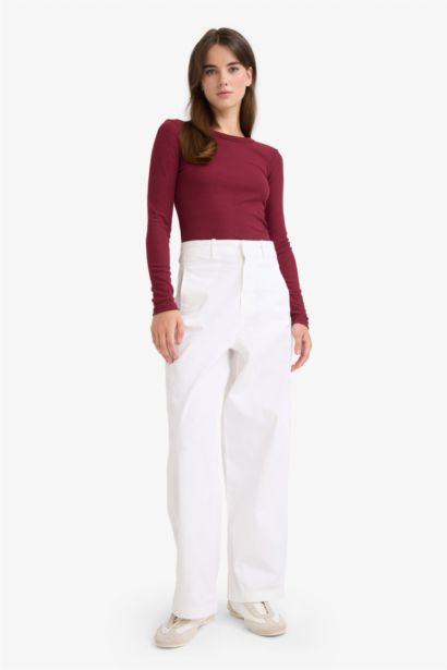 Slim Fit Ribbed Camisole Basic T-Shirt