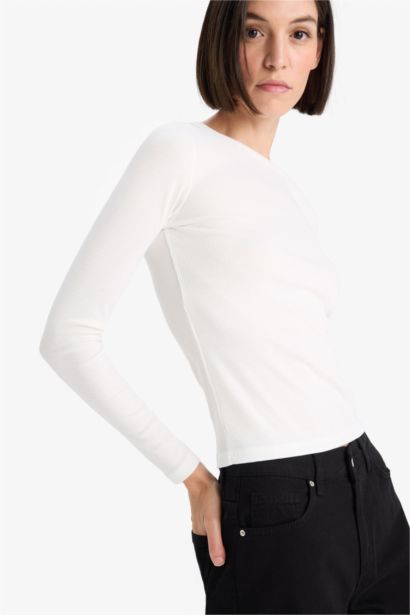 Slim Fit Camisole Long Sleeve T-Shirt