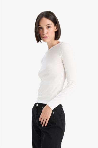 Slim Fit Camisole Long Sleeve T-Shirt
