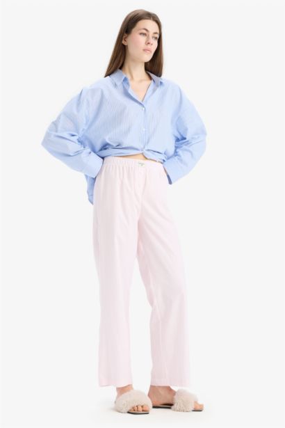 Fall in Love Long Poplin Pyjamas Bottoms