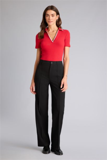 Woman Short Sleeve Polo T-Shirt