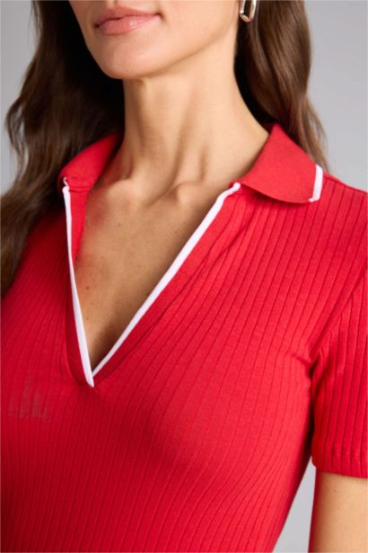 Woman Short Sleeve Polo T-Shirt