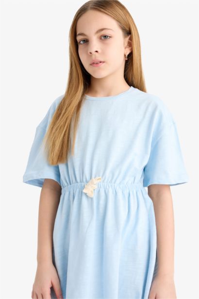 Robe oversize à manches courtes pour fille