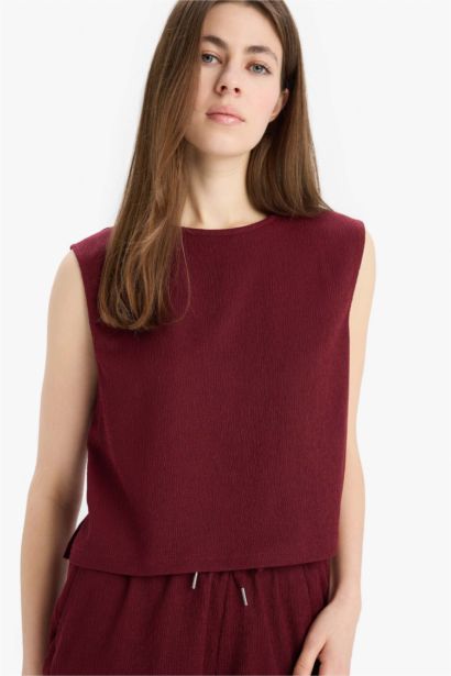 Regular Fit Crew Neck Tank Top