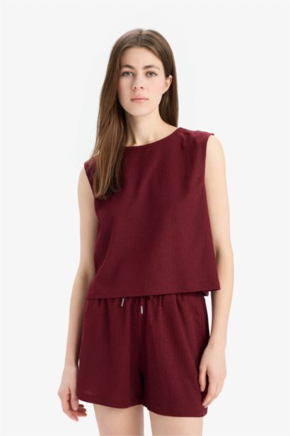 Regular Fit Crew Neck Tank Top