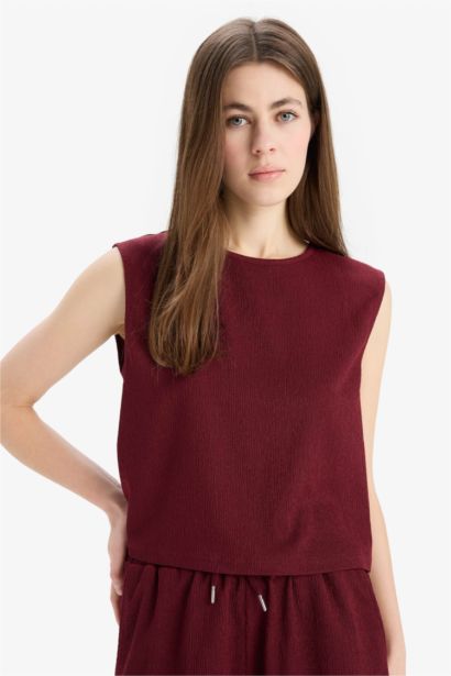 Regular Fit Crew Neck Tank Top