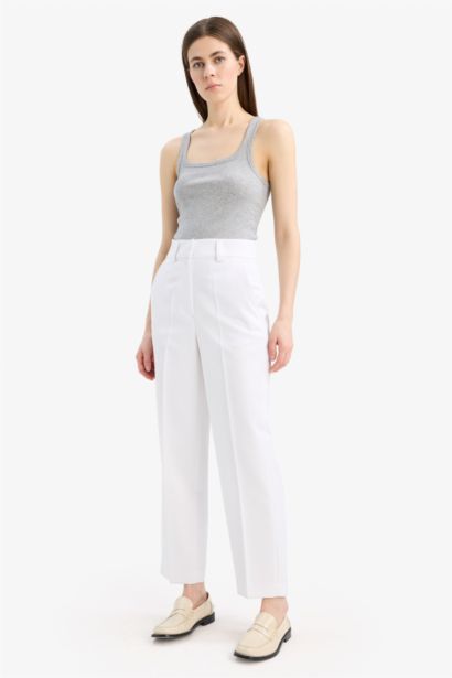 Regular Fit Basic Round Collar Tank Top