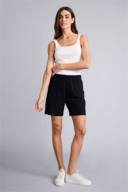 Бермуды Regular Fit из свитшотной ткани