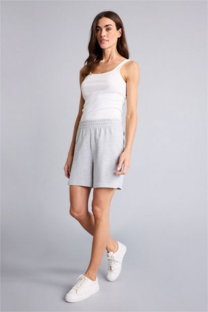 Бермуды Regular Fit из свитшотной ткани