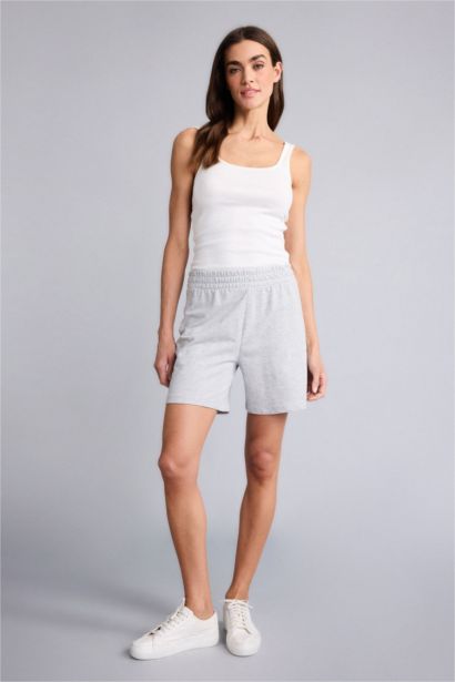 Бермуды Regular Fit из свитшотной ткани