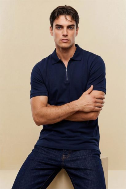 Man Short Sleeve Polo T-Shirt