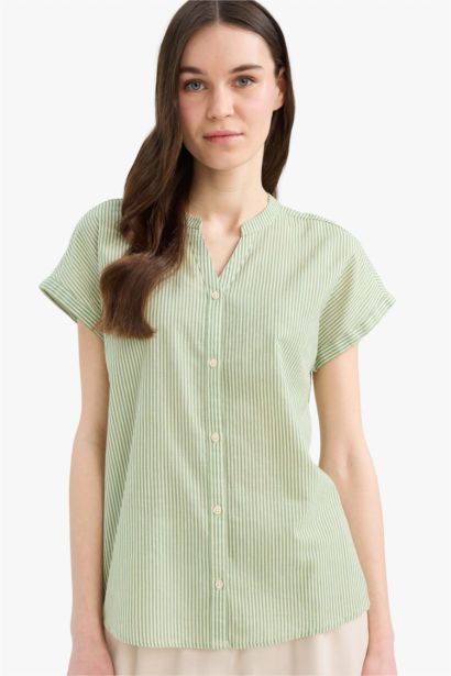 Regular Fit Crew Neck Short Sleeve Shirt