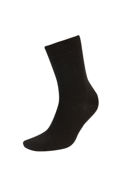 Erkek 7'li Pamuklu Uzun Çorap