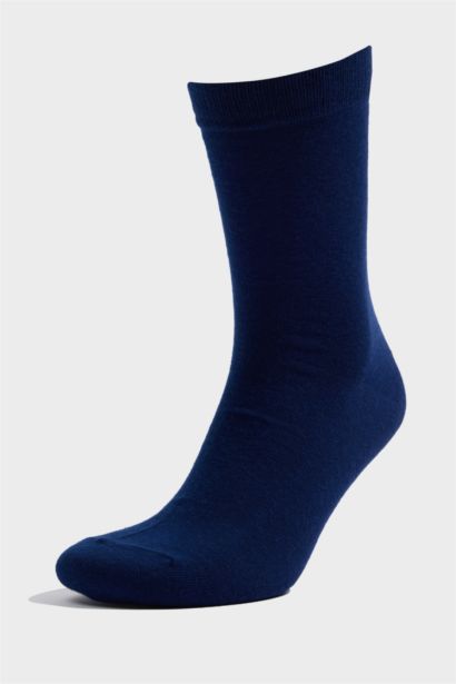 Erkek 7'li Pamuklu Uzun Çorap