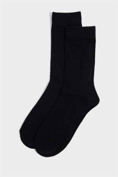 Erkek 7'li Pamuklu Uzun Çorap