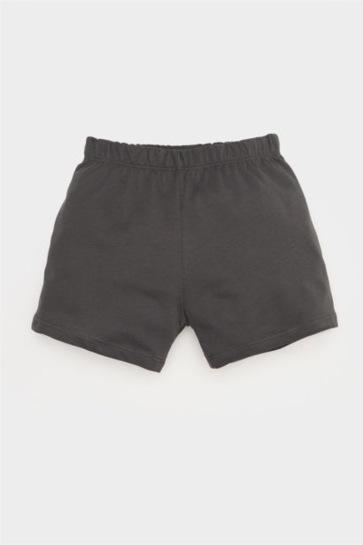 طقم تيشيرت أولاد مطبوع برقبة مستديرة و شورت