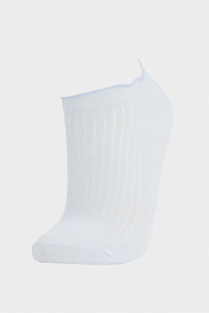 Kız Çocuk Fırfırlı 3'lü Pamuklu Patik Çorap