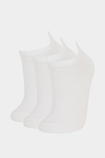 جوارب قصيرة قطن بناتي - 3 قطع