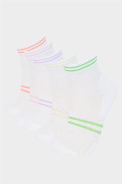 Lot de 5 paires de Chaussettes courtes en coton pour fille