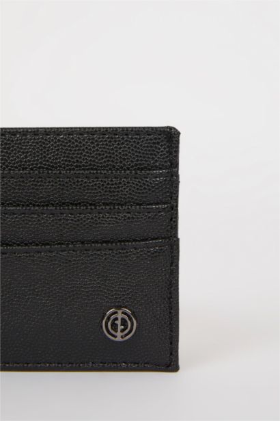 محفظة بطاقات رجالي جلد صناعي